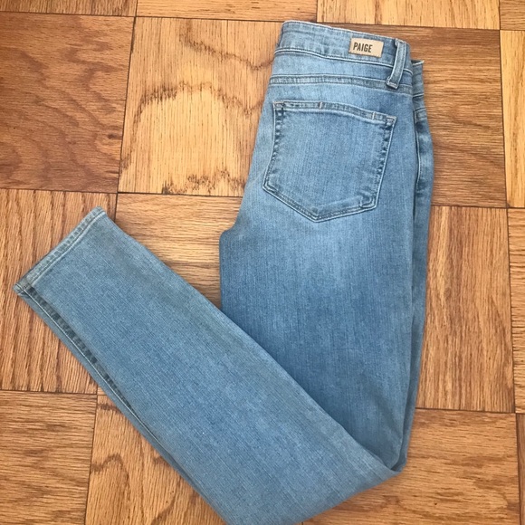 NWT PAIGE Verdugo Ankle Destructed Skinny Jeans 27 - Picture 7 of 8